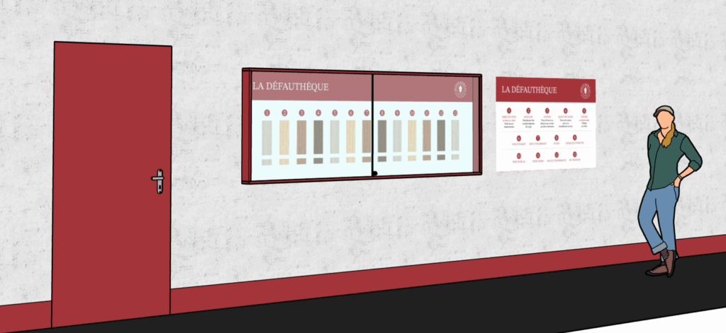 Maquette de la mise en situation de la défauthèque