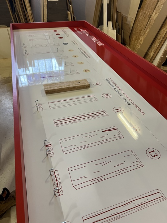 Les coulisses de la réalisation de la défauthèque - mise en place des échantillons