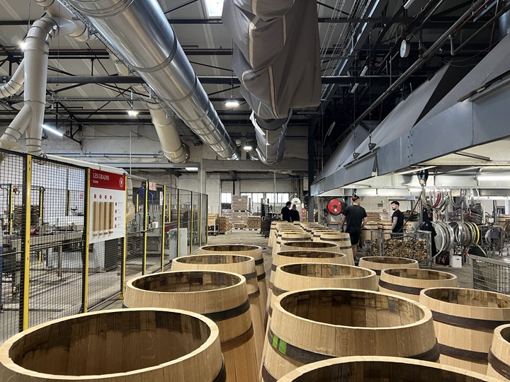 Mise en place du panneau des grains