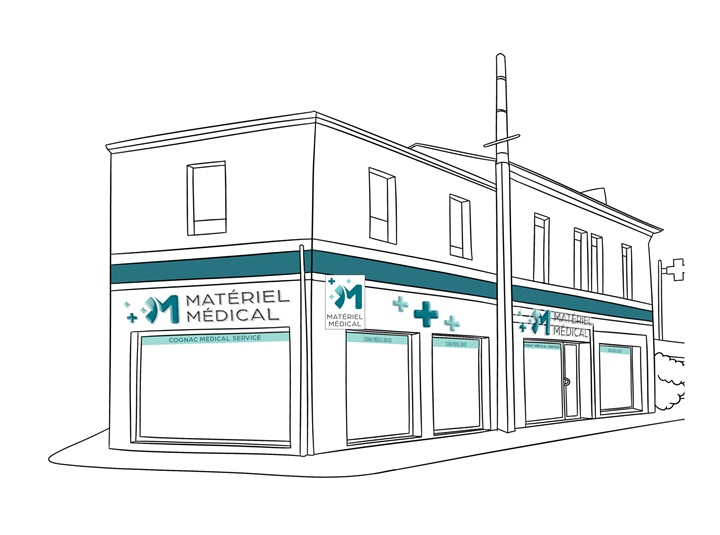 Maquette de l'enseigne (dossier Bâtiments de France)