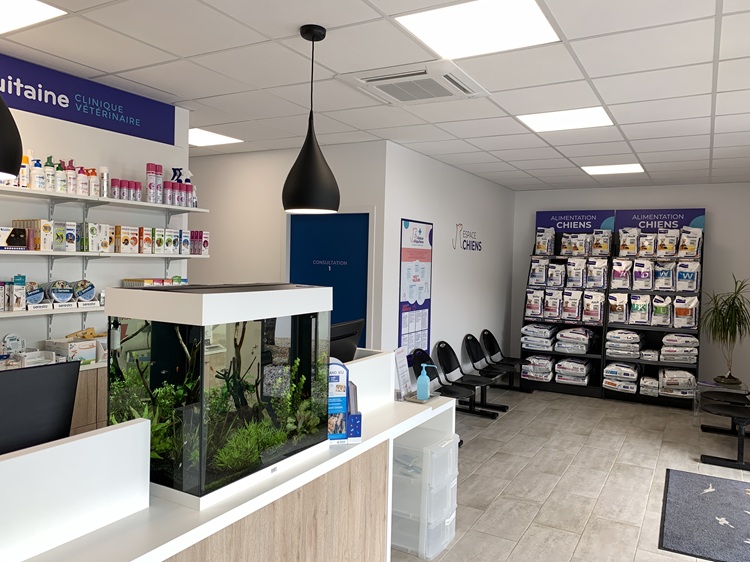 Accueil de la clinique vétérinaire Aliénor d'Aquitaine