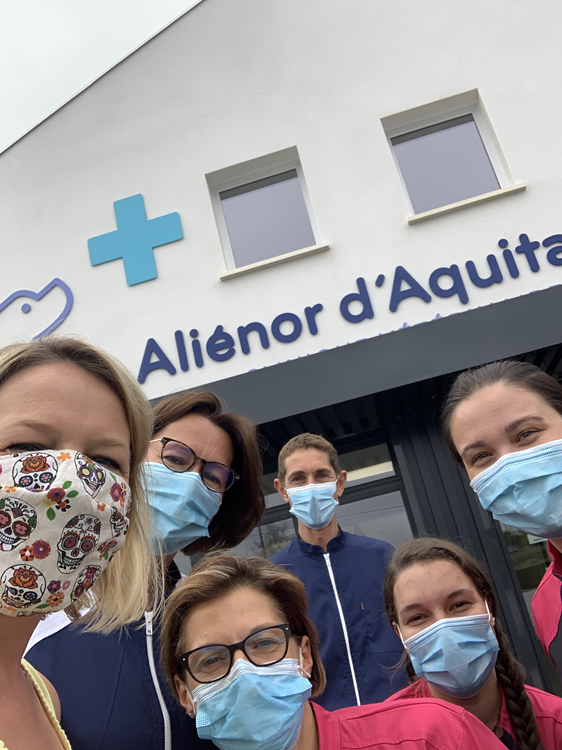 Très contents de tous se revoir et de reprendre le projet après le Covid