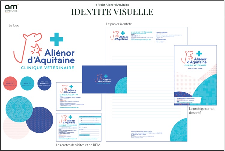 L'identité visuelle de la clinique