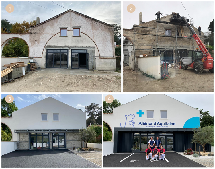 Les travaux de l'extérieur