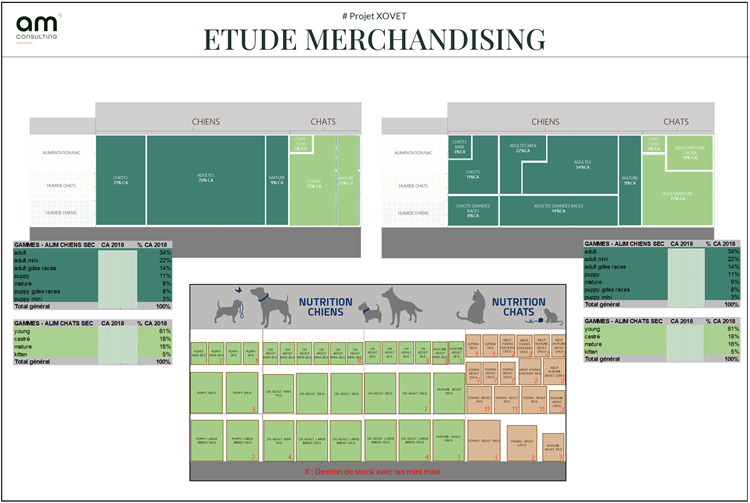 Optimisation du linéaire et du stock : analyse des statistiques de vente, gestion du nombre de facing et des mini/maxi pour les déclenchements de commandes