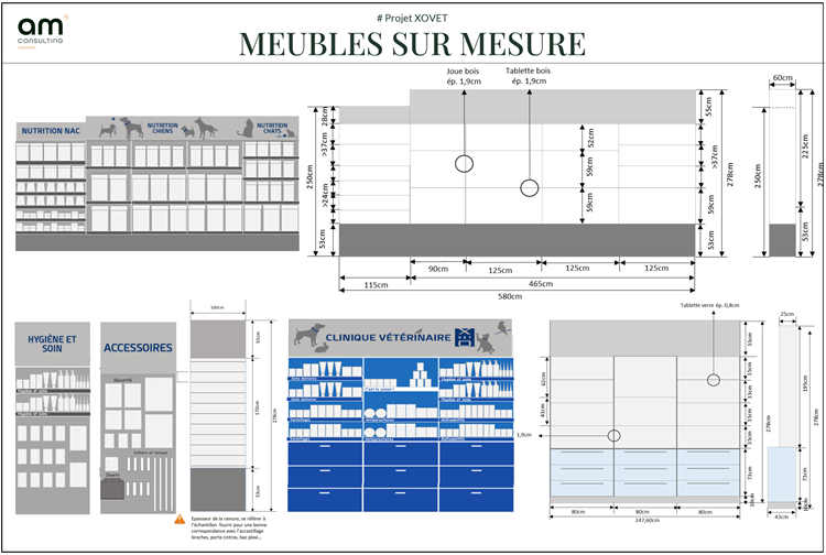 Le cahier des charges à destination du menuisier afin d'établir son devis et d'assurer une fabrication conforme