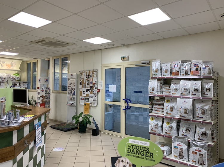 AVANT - Entrée de la clinique