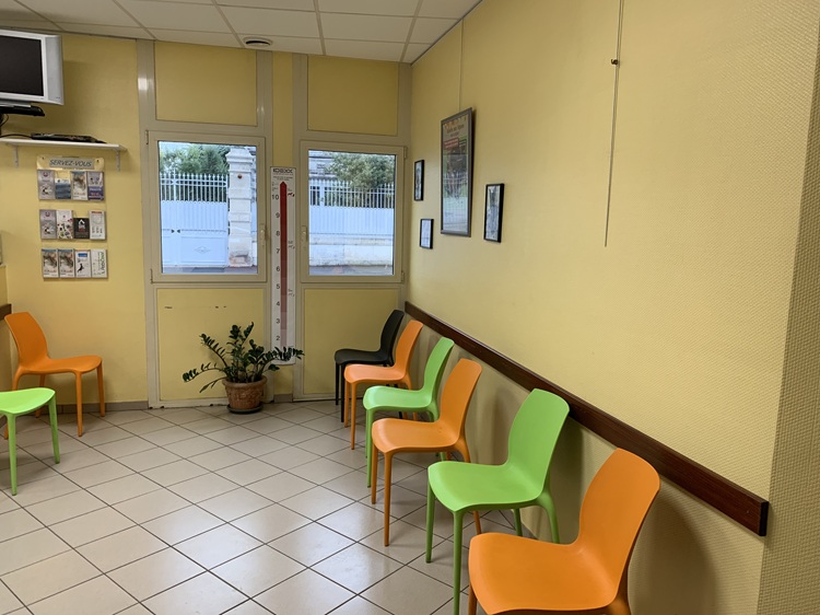 AVANT - Salle d'attente chiens