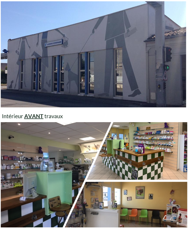 AVANT - Manque de cohérence entre l'extérieur et l'intérieur Les clients souhaitent conserver la façade très identitaire