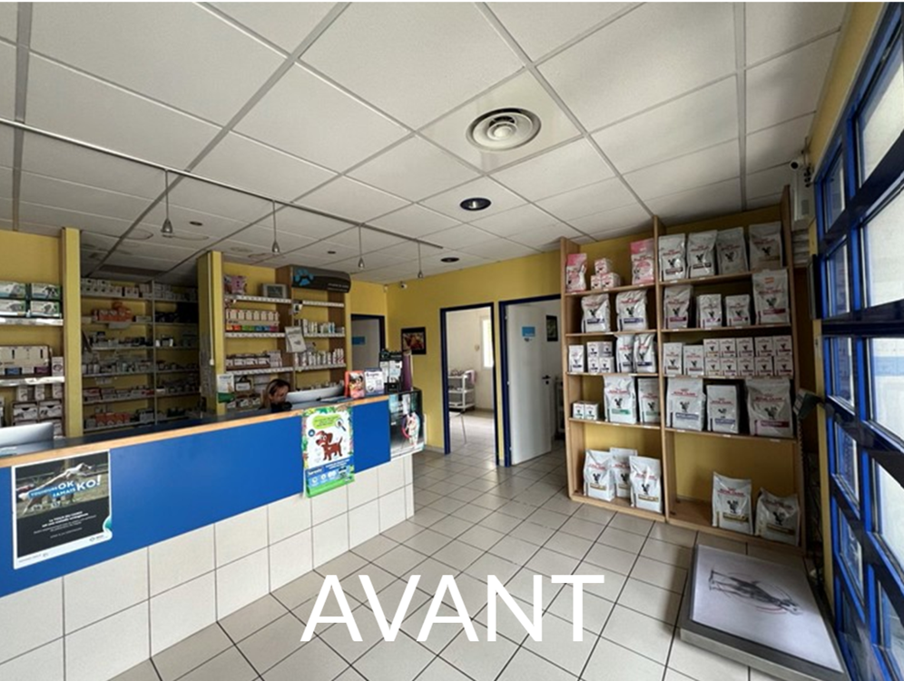 Avant - Accueil avec vue sur le Pet Food
