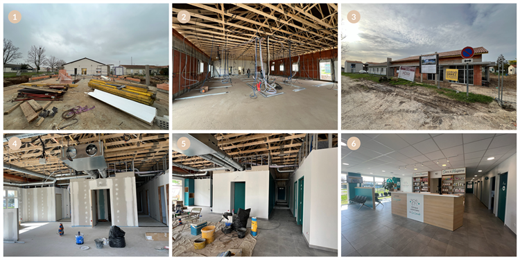 Les travaux intérieurs