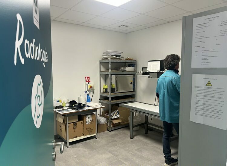 Simulation 3D du rendu de la radiographie