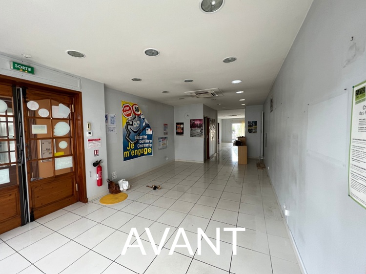 Avant - Vue coté fond