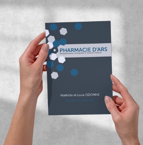 Nouveau garde ordonnances à la nouvelle identité visuelle de la Pharmacie d'Ars