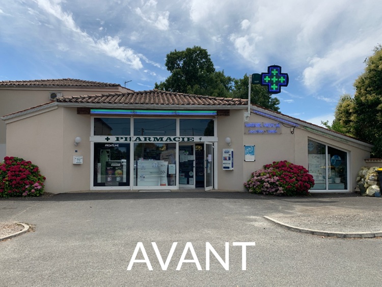 Avant - Façade de la pharmacie