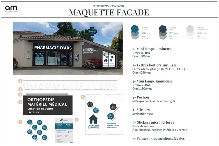 Maquette & cahier des charge de la nouvelle façade