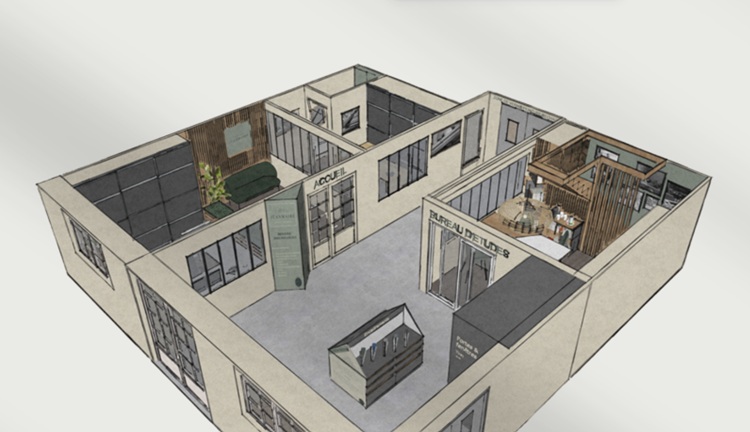 Axonométrie du projet