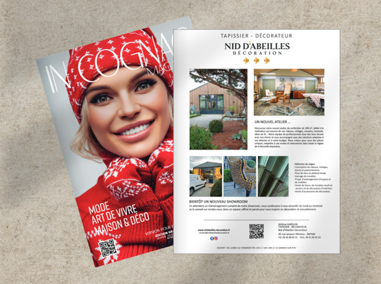 Article presse sur le futur nouveau showroom - In Cognac Hiver 2025-26