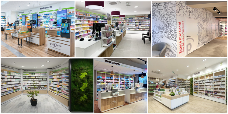 Réalisations intérieures - Mise en application des plusieurs éléments identitaires