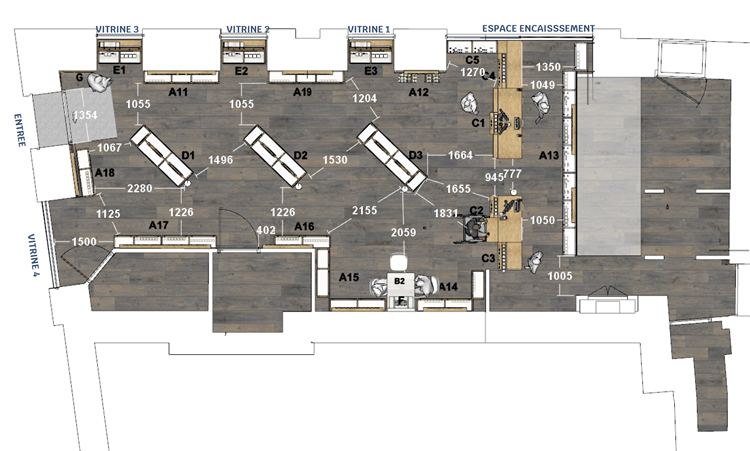 Plan de l'architecte