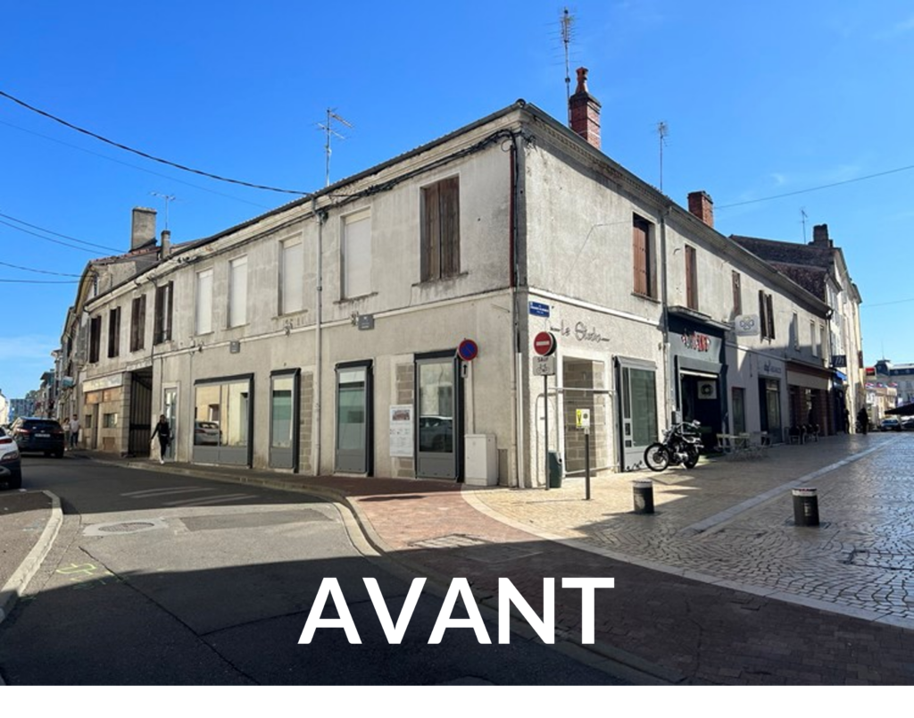 Extérieur du futur local de la pharmacie 1801 avant transfert