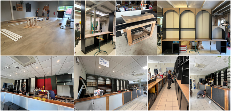 Les travaux et fabrication des mobiliers sur mesure