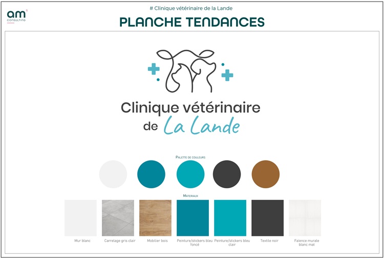 Moodboard coloris/matériaux